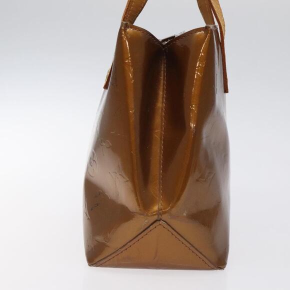 LOUIS VUITTON Monogram Vernis Reade PM Hand Bag Bronze M91146 - Picture 4 of 12